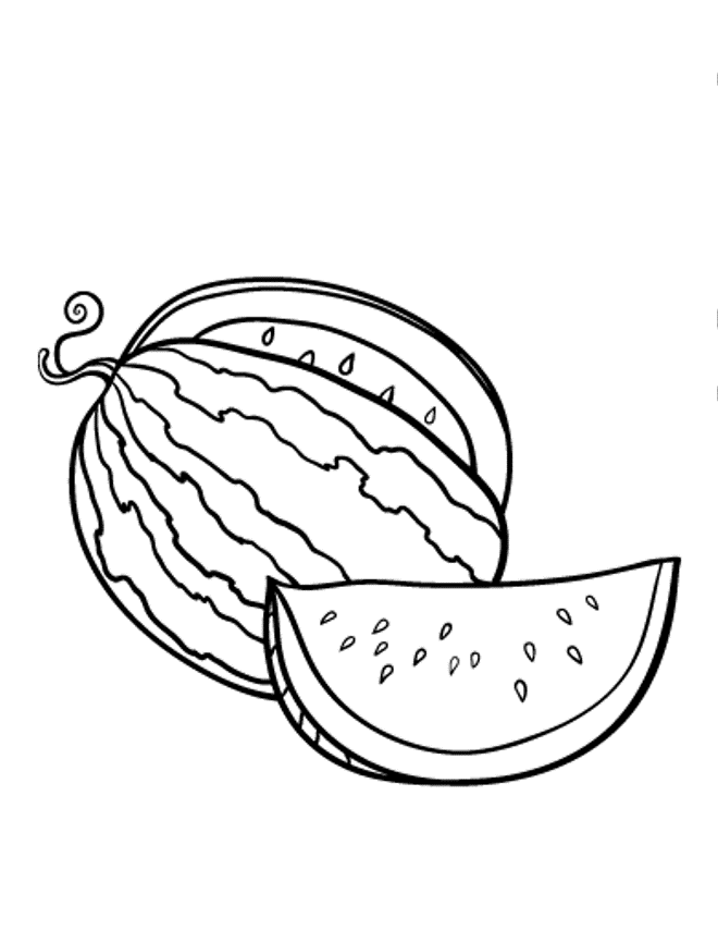 Дыня как нарисовать