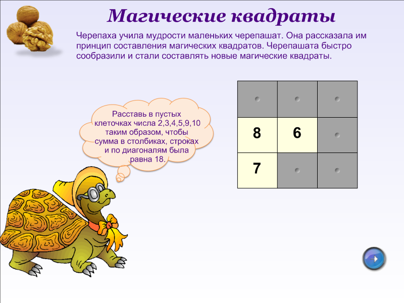 Магические квадраты проект по математике