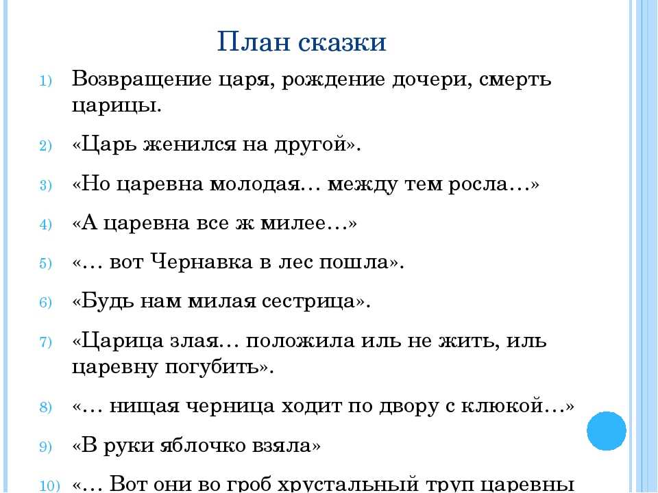 Как составить цитатный план по литературе 6 класс