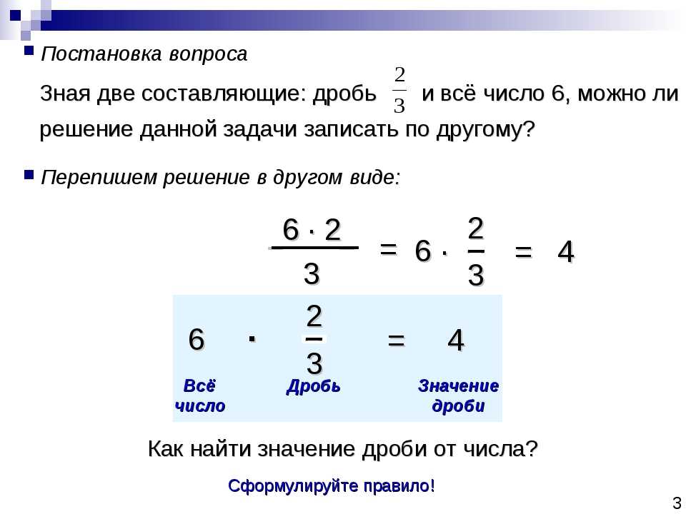 Основные задачи на дроби презентация