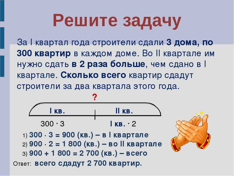 Задачи по математике 3 класс презентация