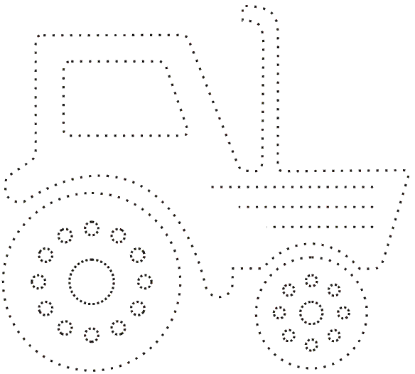 Машинка рисунок по точкам