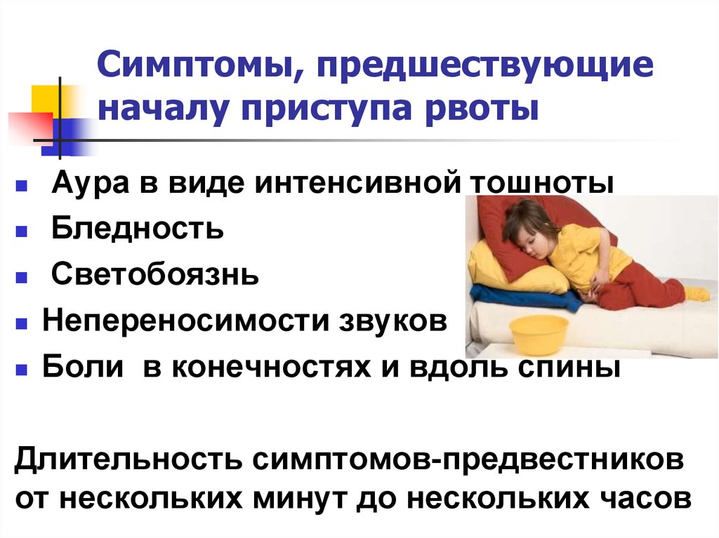 Приступ сильной тошноты