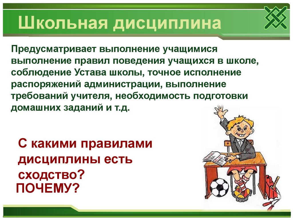 Презентация что такое дисциплина 7 класс обществознание