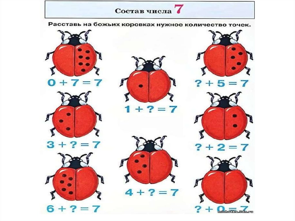 Божья коровка план конспект