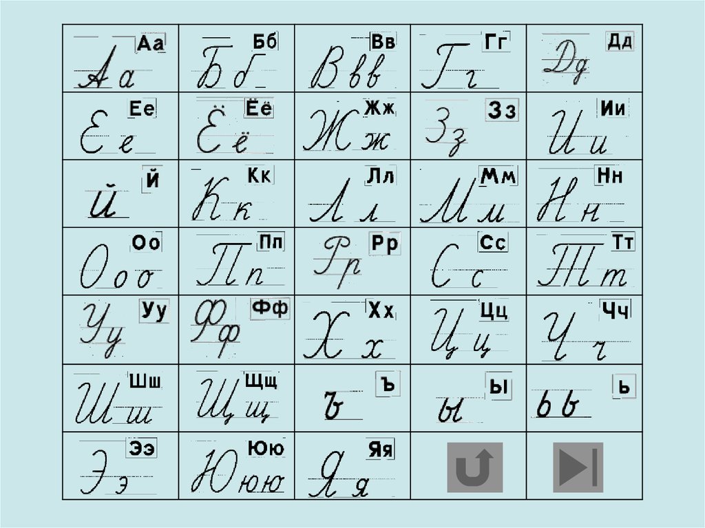 Прописной алфавит русский презентация
