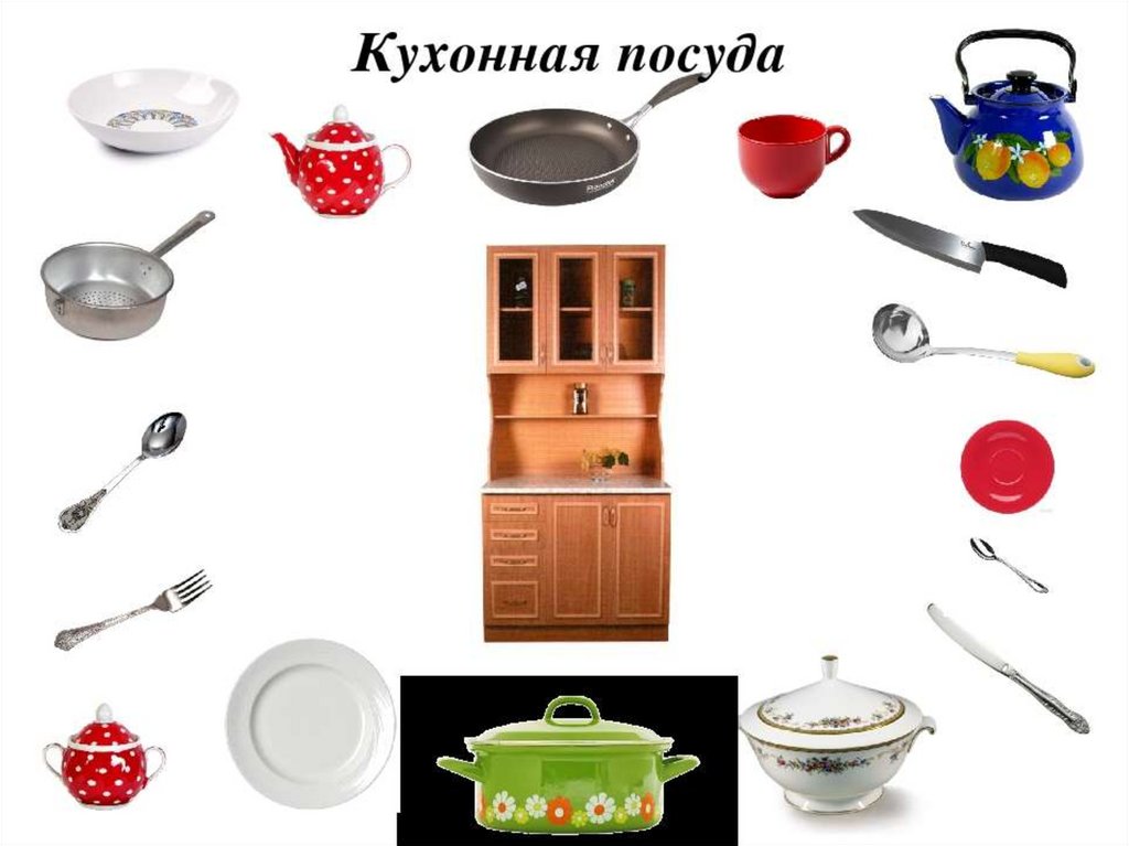 Картинки Кухонной Посуды Для Детей Для Занятий