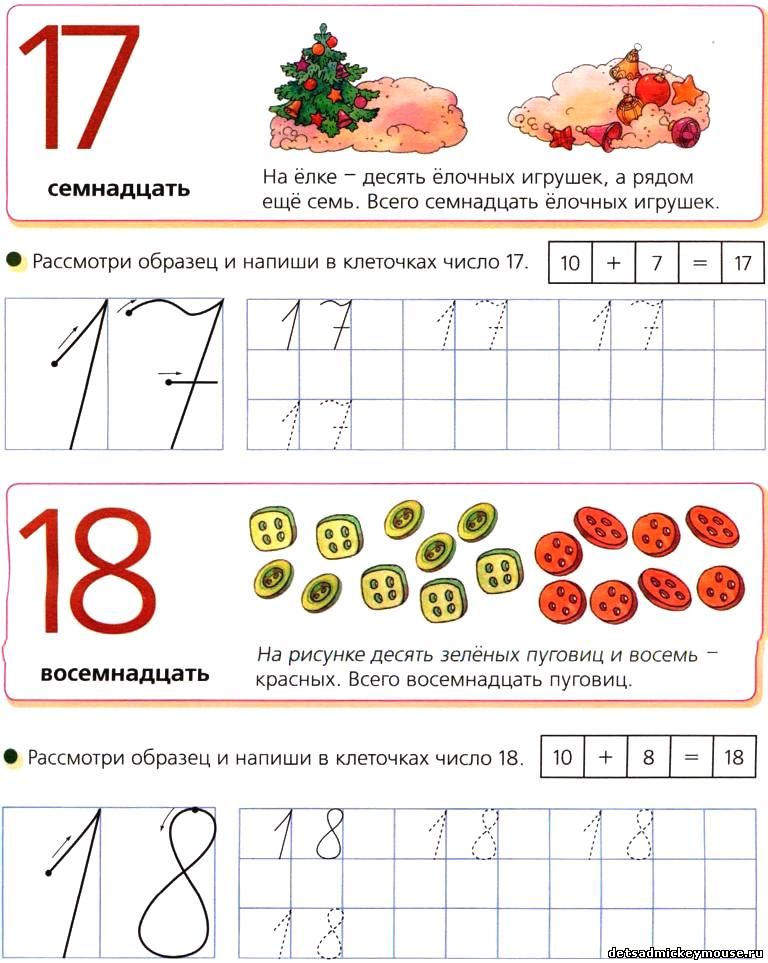 Число и цифра 18