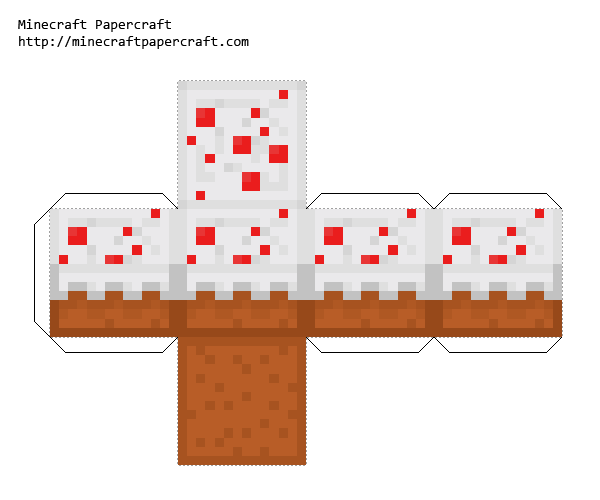 Объемные фигуры из бумаги схемы распечатать майнкрафт