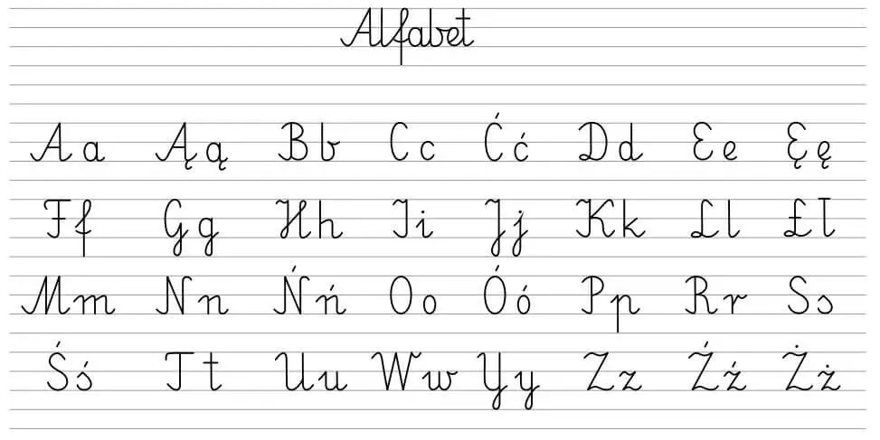 Русско польские буквы. Прописные польские буквы. Прописные буквы польского алфавита. Польский алфавит письменные буквы. Польские буквы прописью.