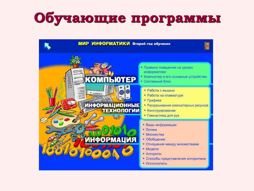 Какая программа в начальной. Обучающие программы. Компьютерные обучающие программы. Обучающие программы примеры. Обучающие компьютерные программы программы.