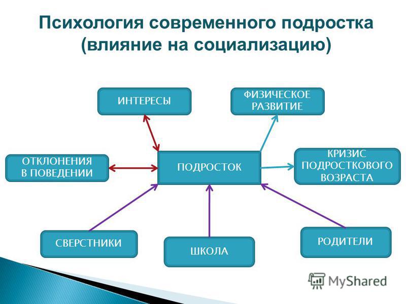 Схема социального окружения семьи