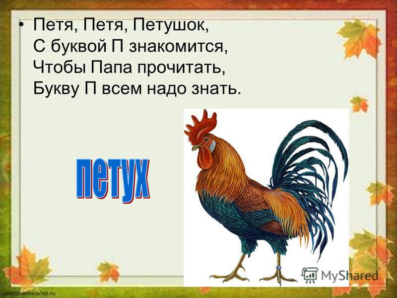 Слова последняя буква п