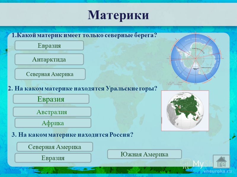 Тест материки 2 класс окружающий мир. Россия на каком материке. Тест по материкам. На каком материке расположена Россия.