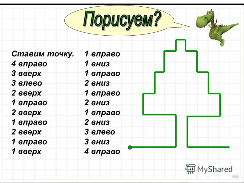 2 влево 3 вправо рисунки