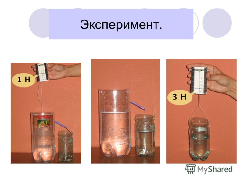 Опыты разные формы. Опыты по архимедовой силе. Сила Архимеда опыт. Опыты Архимеда Выталкивающая сила. Опыт на тему Архимедова сила.