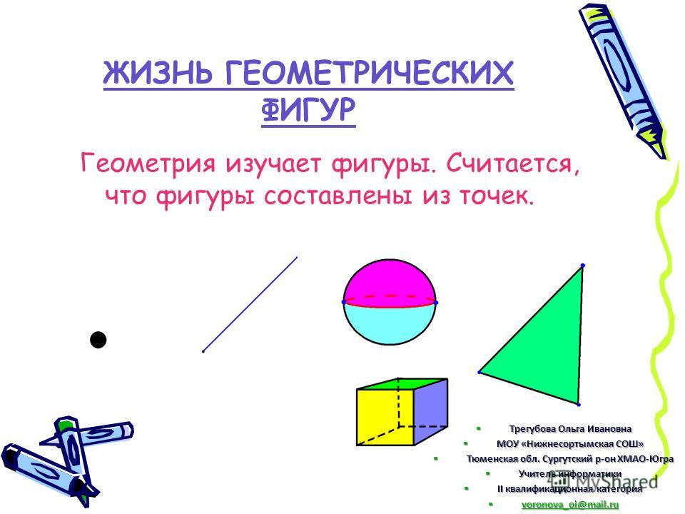 Геометрические фигуры в современном мире проект 11 класс