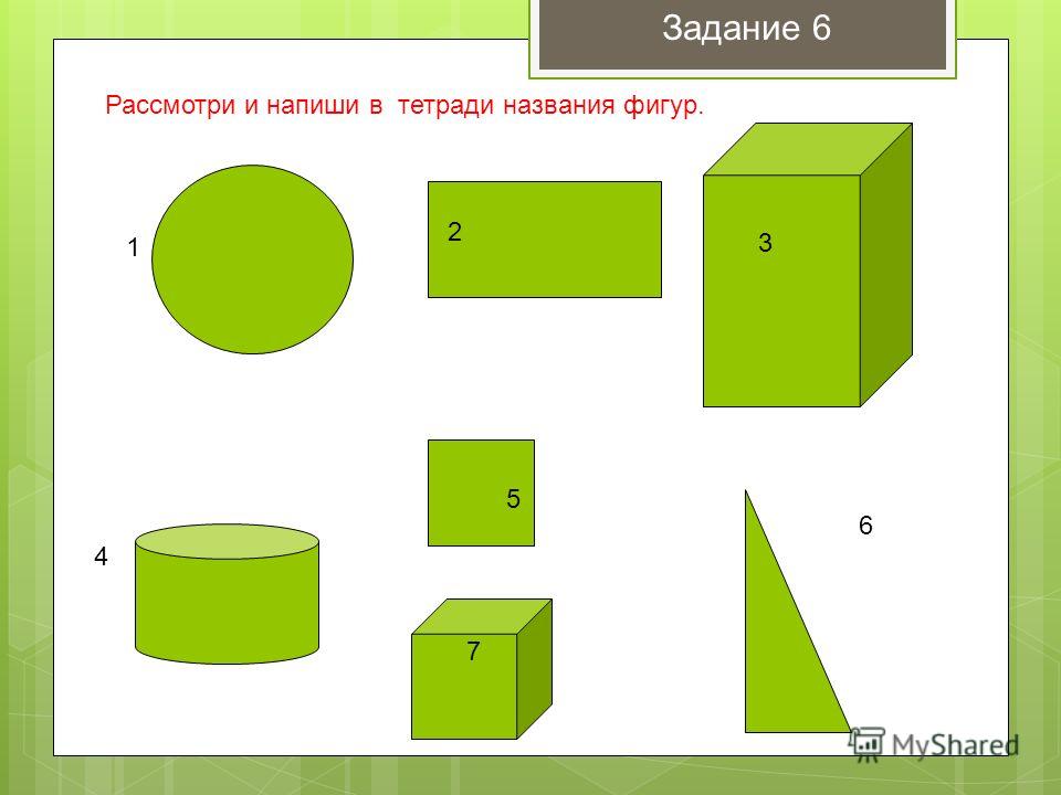 Геометрические фигуры презентация 6 класс