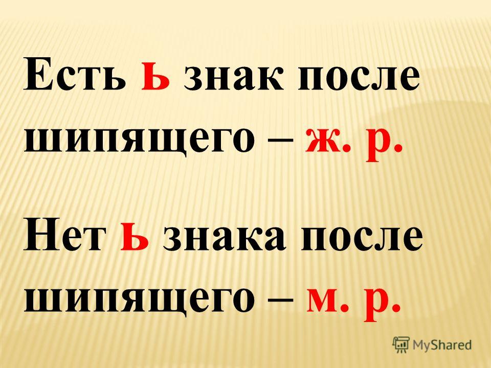 Буква ь мужской род. Мягкий знак ж р. Ь на конце существительных после шипящих. Ь знак на конце правило. Мягкий знак на конце существительных после шипящих правило.