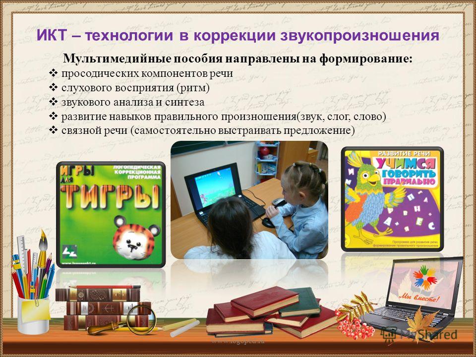 Программа для слабослышащих детей. ИКТ технологии. Развивающие компьютерные игры. ИКТ В логопедии. ИКТ технологии в коррекции речевых.