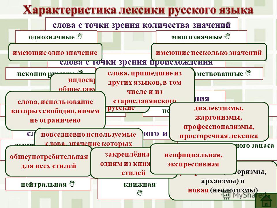 Употребление с точки зрения. Лексика русского языка. Характеристика лексики русского языка. Русская лексика с точки зрения количества значений. Лексика это в русском.