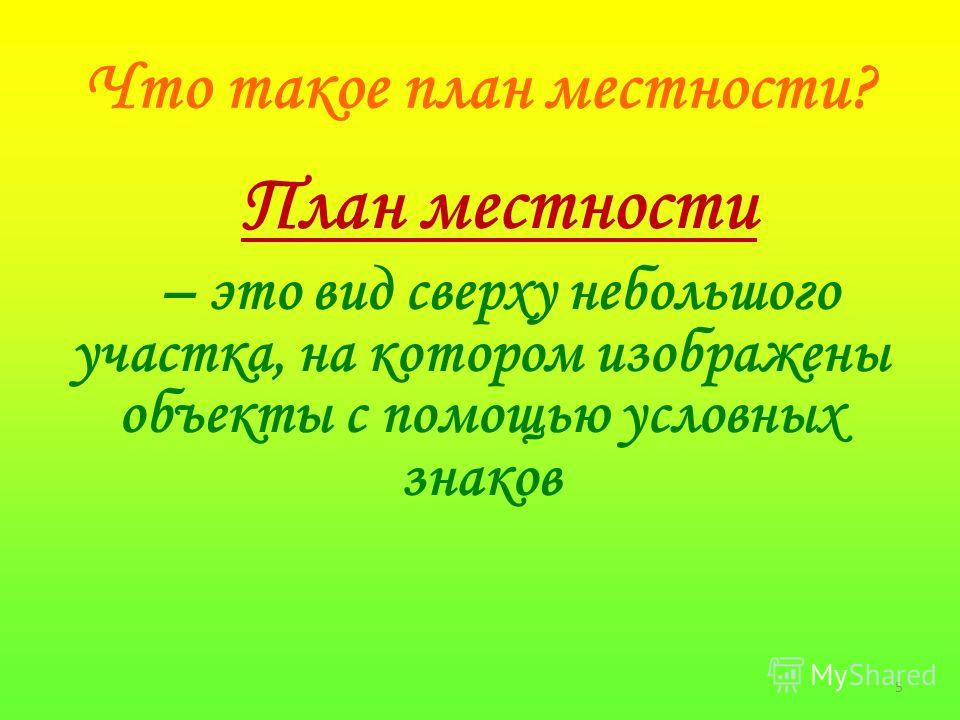 Что такое план 3 класс окружающий мир