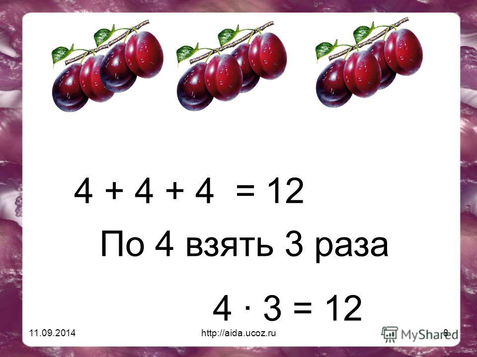 Умножение на 2 и на 3 презентация