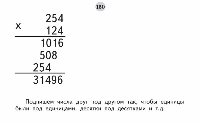 Письменное деление на трехзначное число конспект