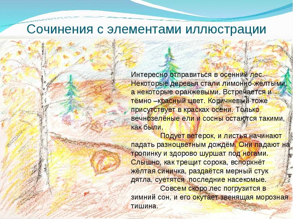Позднее осень рассказ. Лес осенью сочинение. Сочинение на тему лес осенью. Осенний лес сочинение. Красивые описания природы осени.