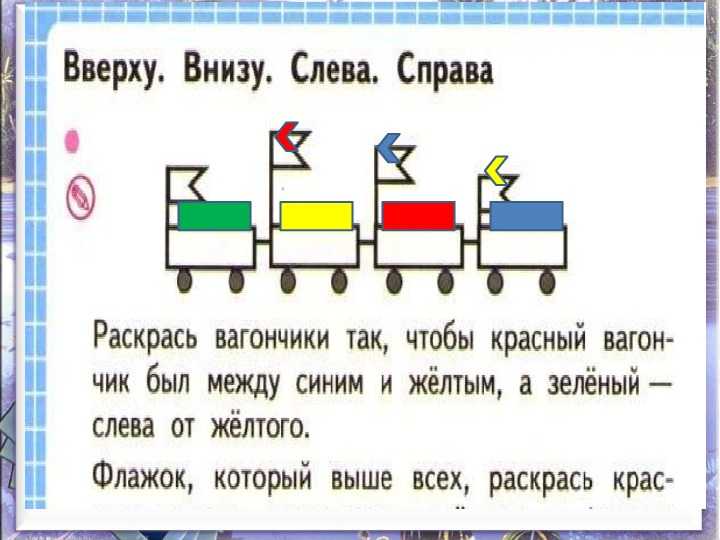 Поставь зеркало слева от ежика назови слева направо рисунки которые ты увидишь