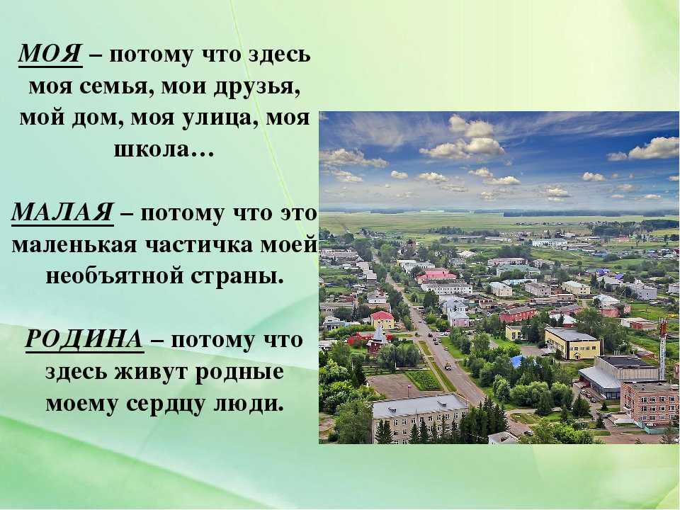 Презентация о родном городе