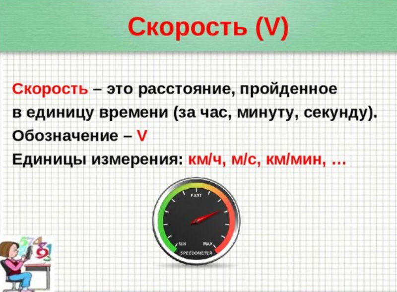 Расстояние без скорости