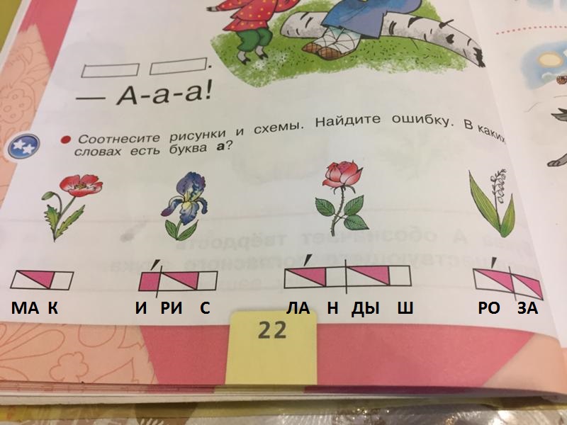 Слово букваря под цифрой 3