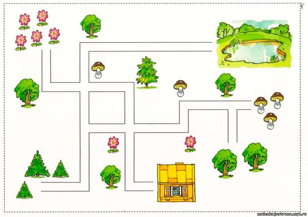 Игра найди по схеме для дошкольников
