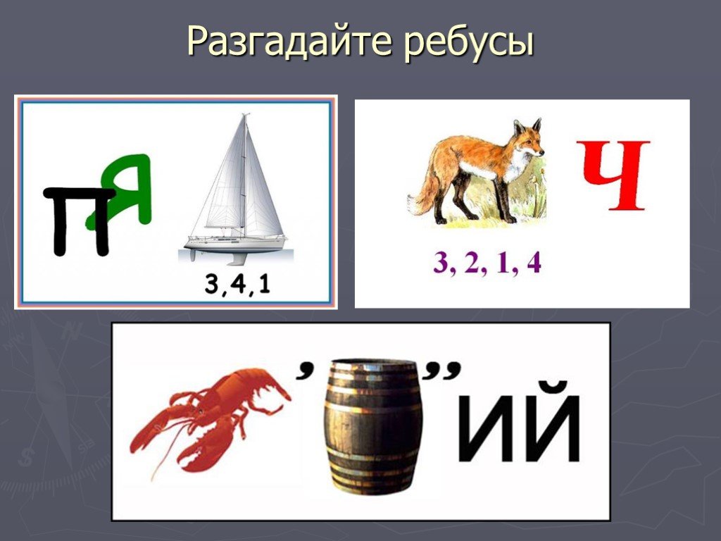 Как отгадать ребус с картинками и буквами