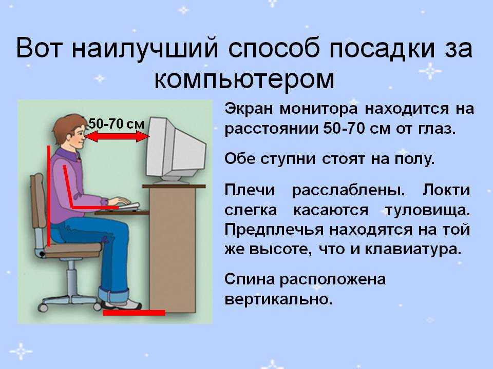 Как не навредить себе при работе за компьютером 5 класс презентация