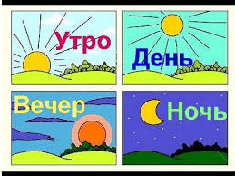 Утро рисунок для детей