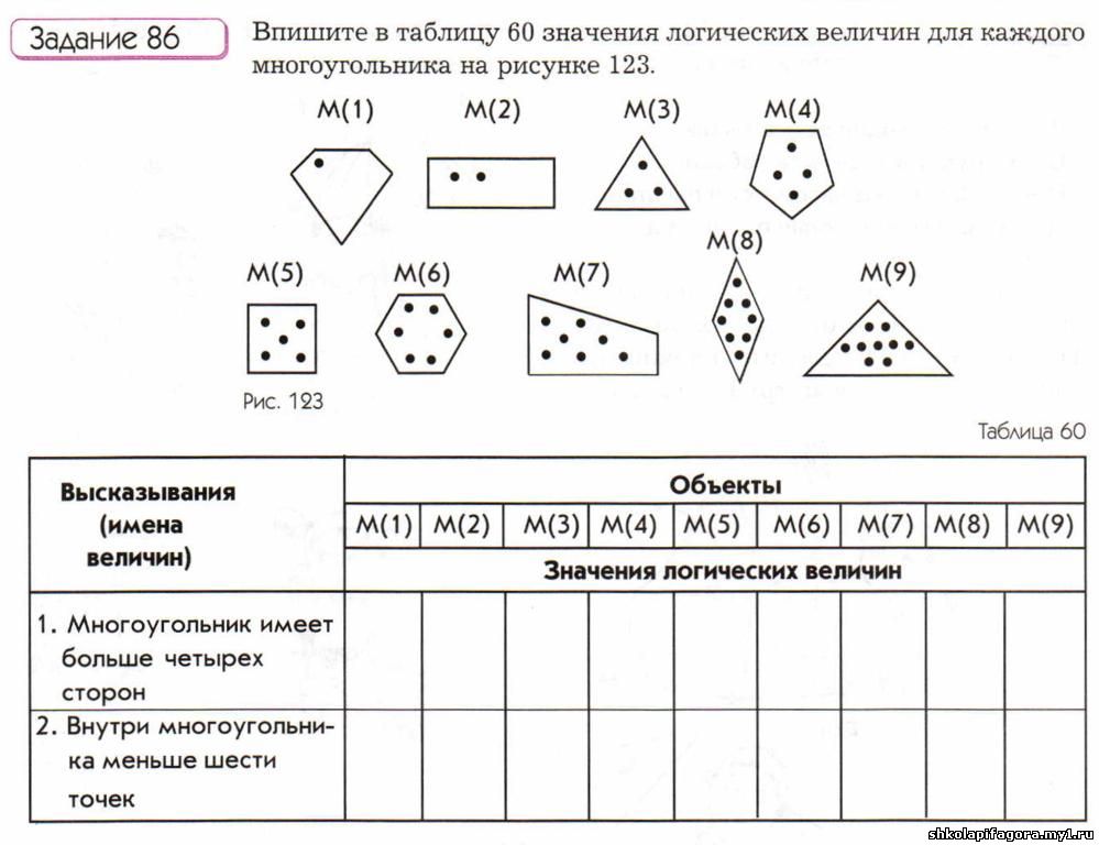 Логика 3 класс