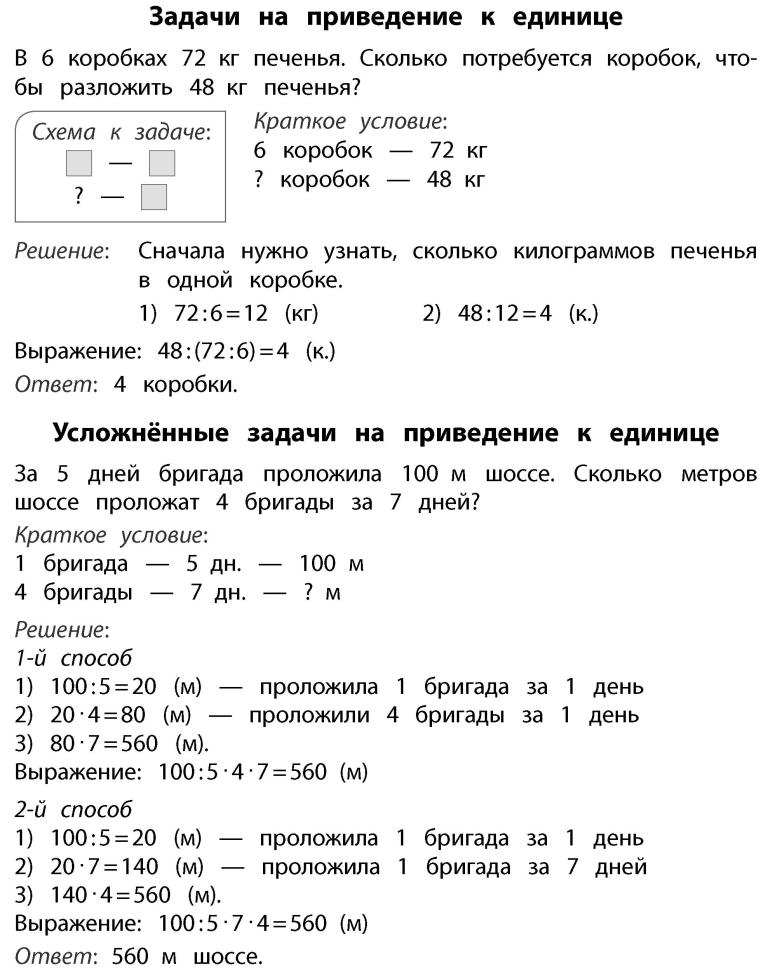 Задачи 4 класс карточки