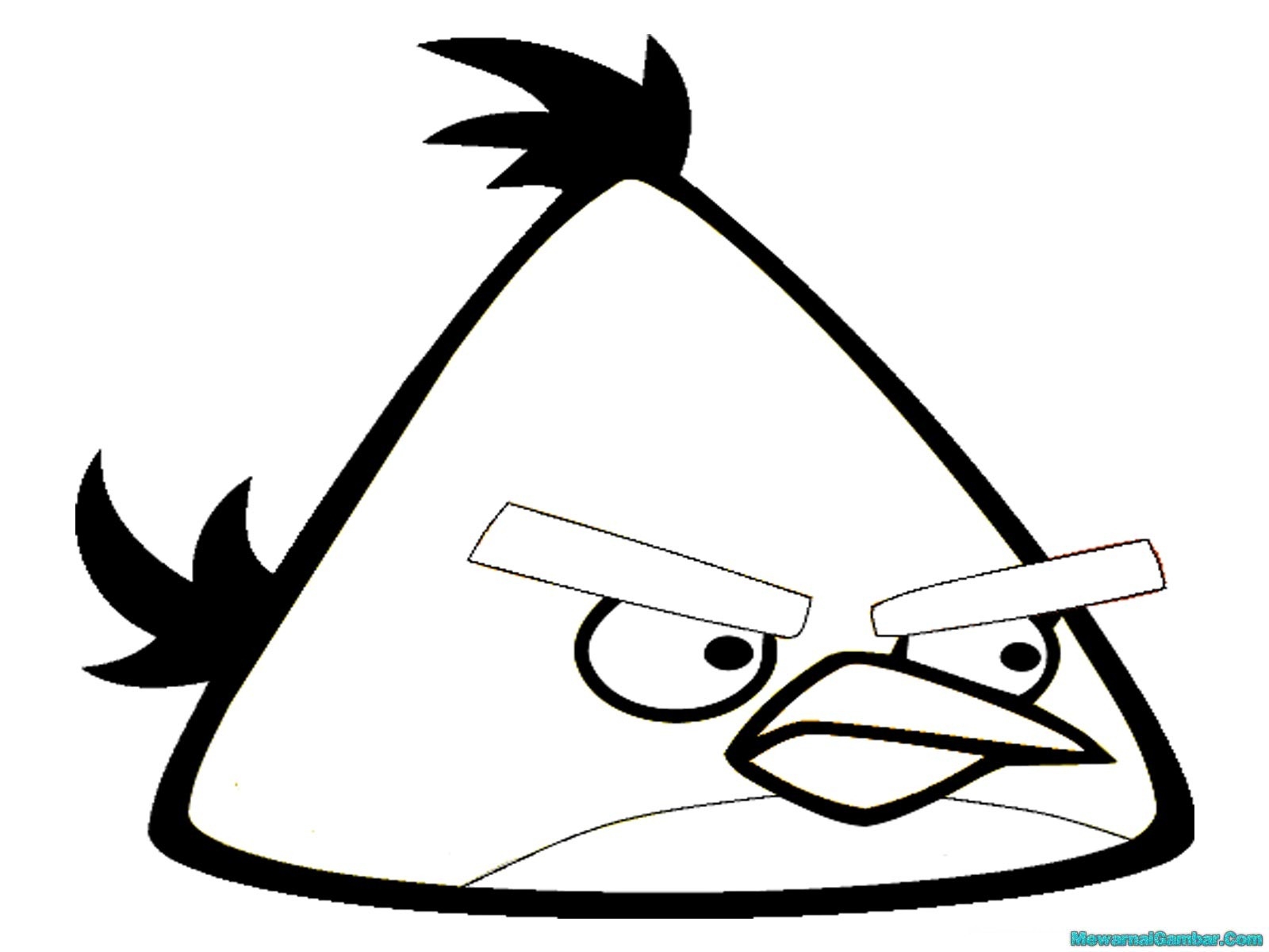 Angry Birds раскраска
