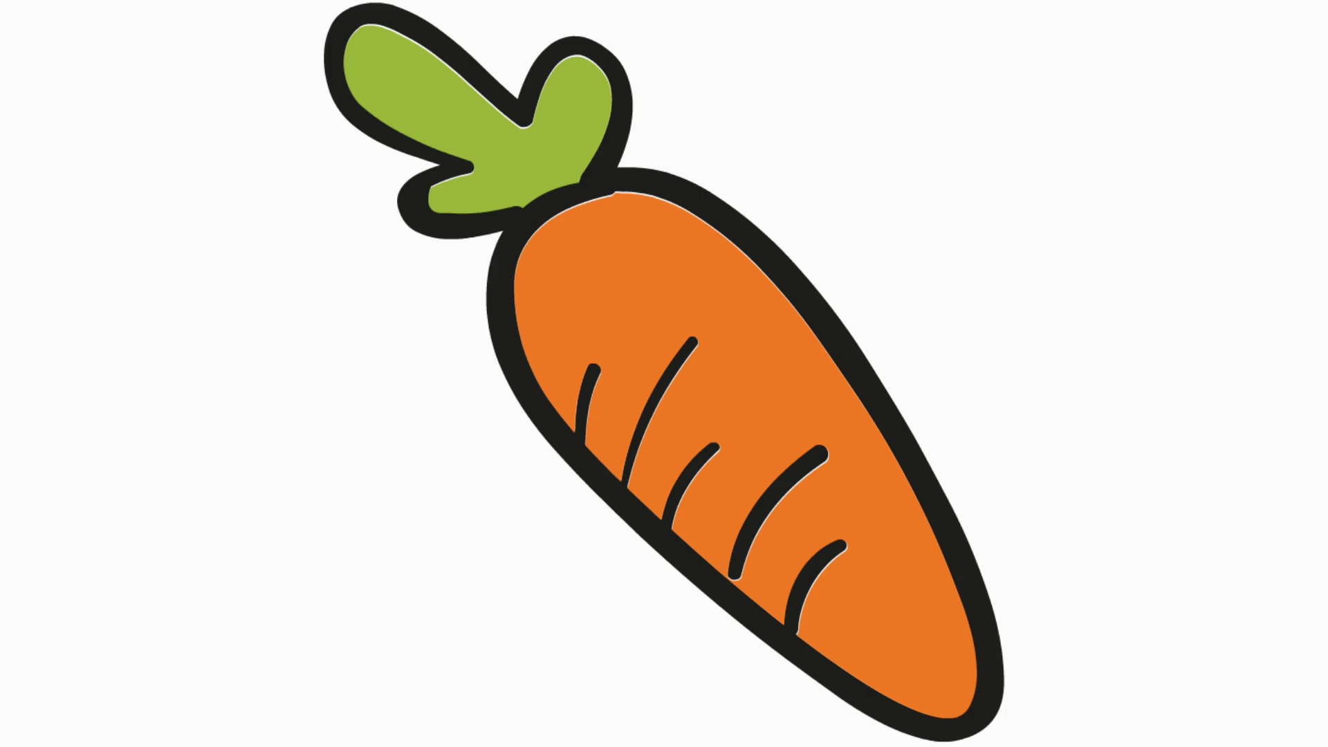 Смайлик морковка