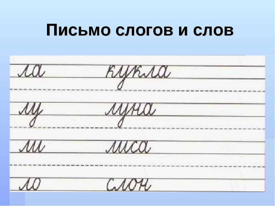 Письмо 1 класс фото