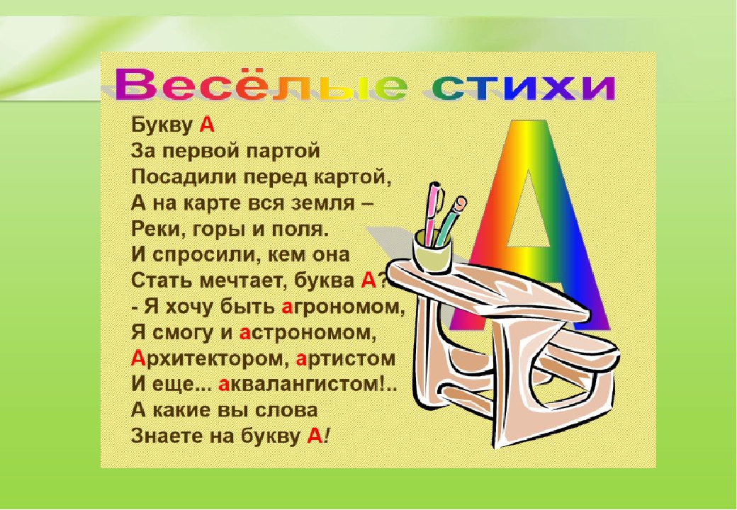 Буква а проект для 1 класса