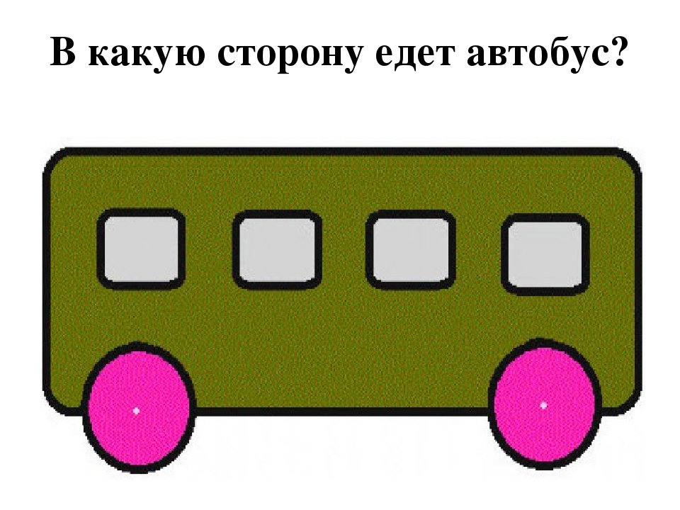 Едет едет 9 автобус. Картинка в какую сторону едет автобус. Задача в какую сторону едет автобус. В какую сторону едет автобус загадка. Логическая задачка в какую сторону едет автобус.