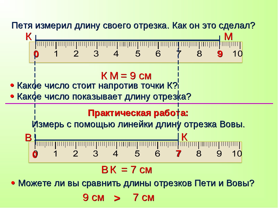 Нарисуй отрезок длиной 16 см закрась четверть отрезка вычисли длину четверти отрезка