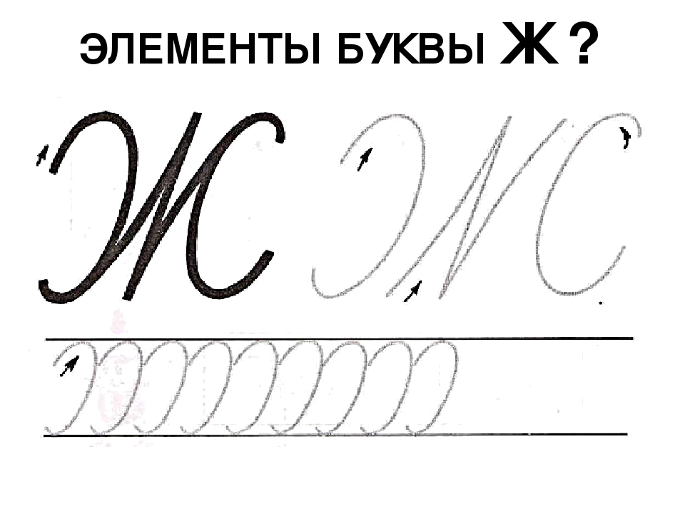 Писать элемент. Правописание строчной буквы ж. Элементы буквы ж строчной. Элементы написания буквы ж. Строчная буква ж.