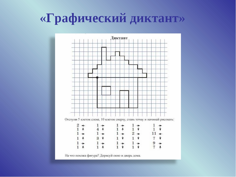 Как рисовать диктант