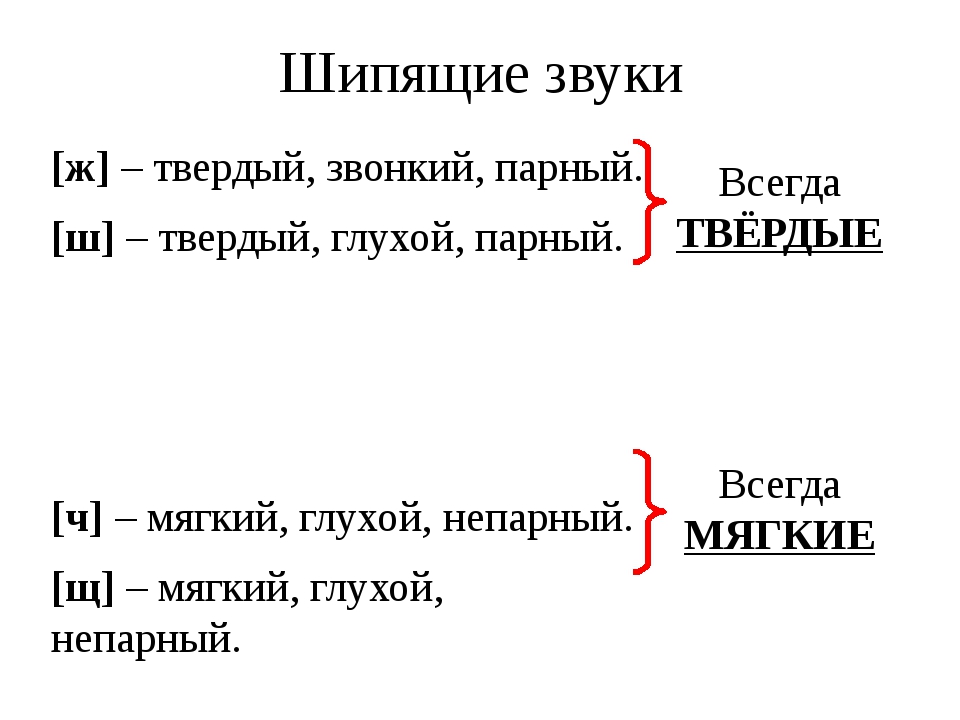 Что такое шипящие согласные звуки презентация 1 класс