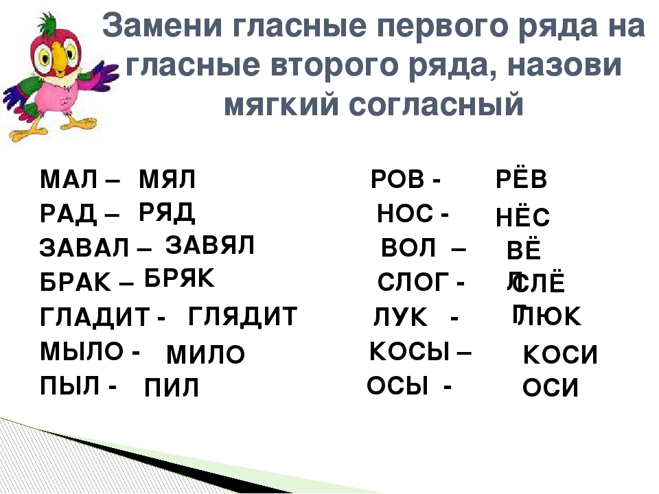 Подберите пары слов