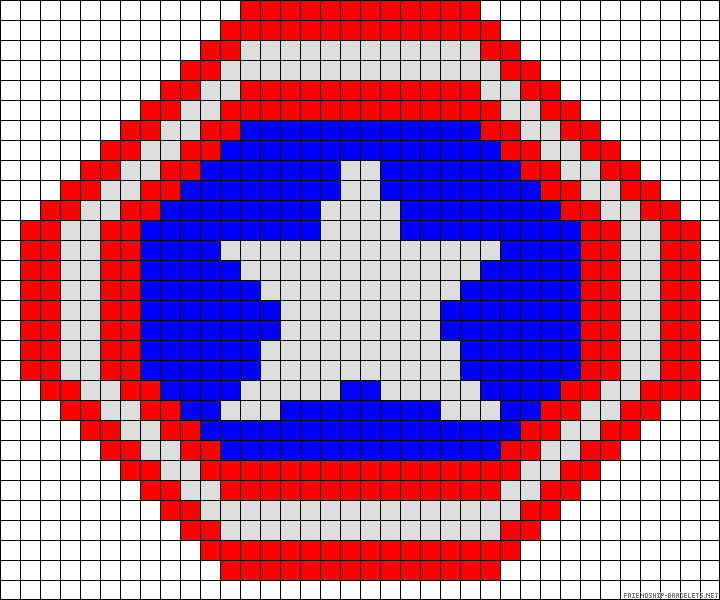 Картинки по клеточкам 9 мая